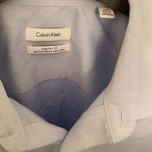 Calvin Klein light blue button-down. Size XL